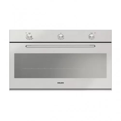 GLEM GAS BUILTIN GAS OVEN 90CM WITH GAS GRILL & FAN STAINLESS