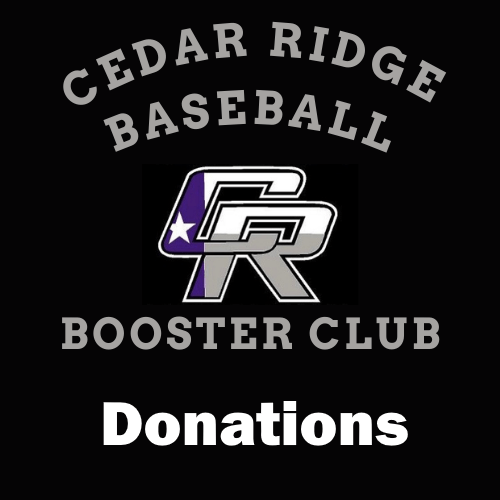 Donation Cedar Ridge Baseball Booster Club