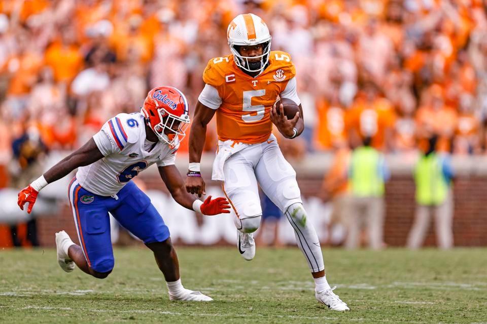 Raiders Mock Scouting Tennessee QB Hendon Hooker
