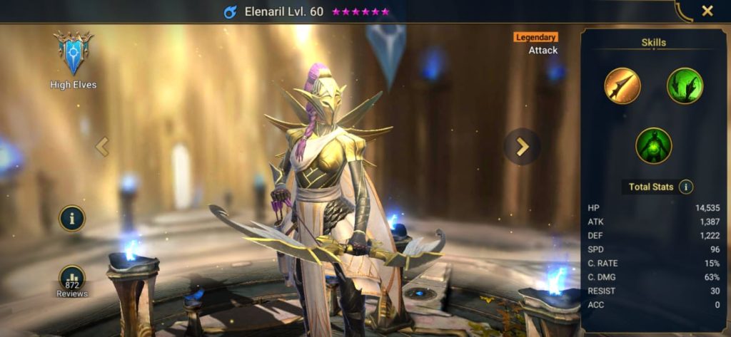 Raid Shadow Legends Elenaril Build Artifacts Masteries Guide