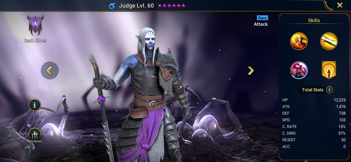 Raid Shadow Legends Judge Build Artifacts & Masteries Guide