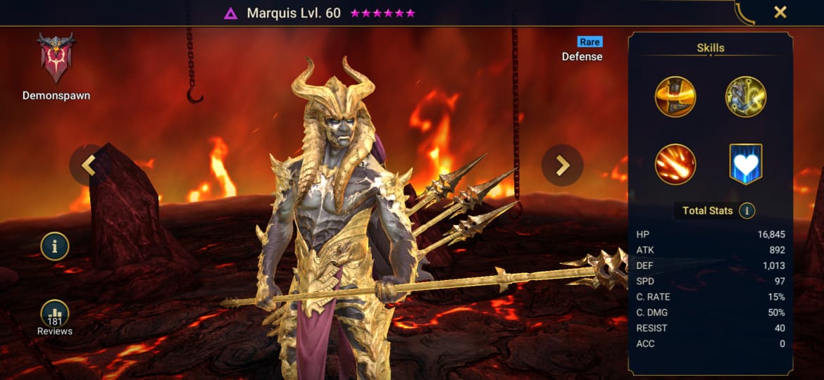 Raid Shadow Legends Marquis Build Artifacts Masteries Guide