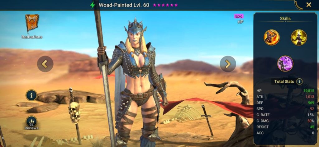Raid Shadow Legends WoadPainted Build Artifacts & Masteries Guide