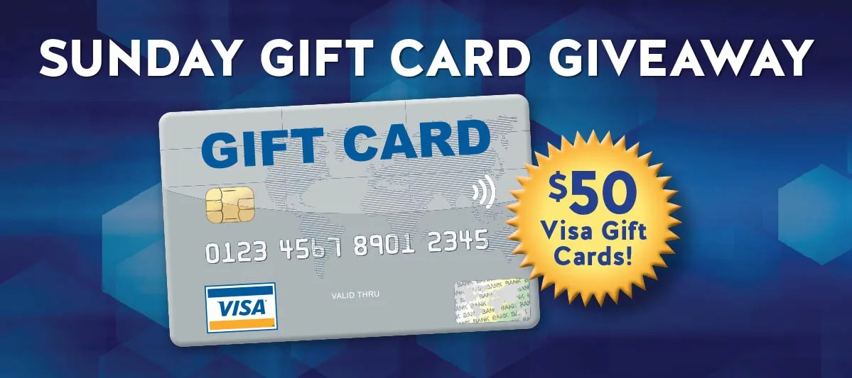 SUNDAY GIFT CARD GIVEAWAY Rail City Casino Rail City Casino