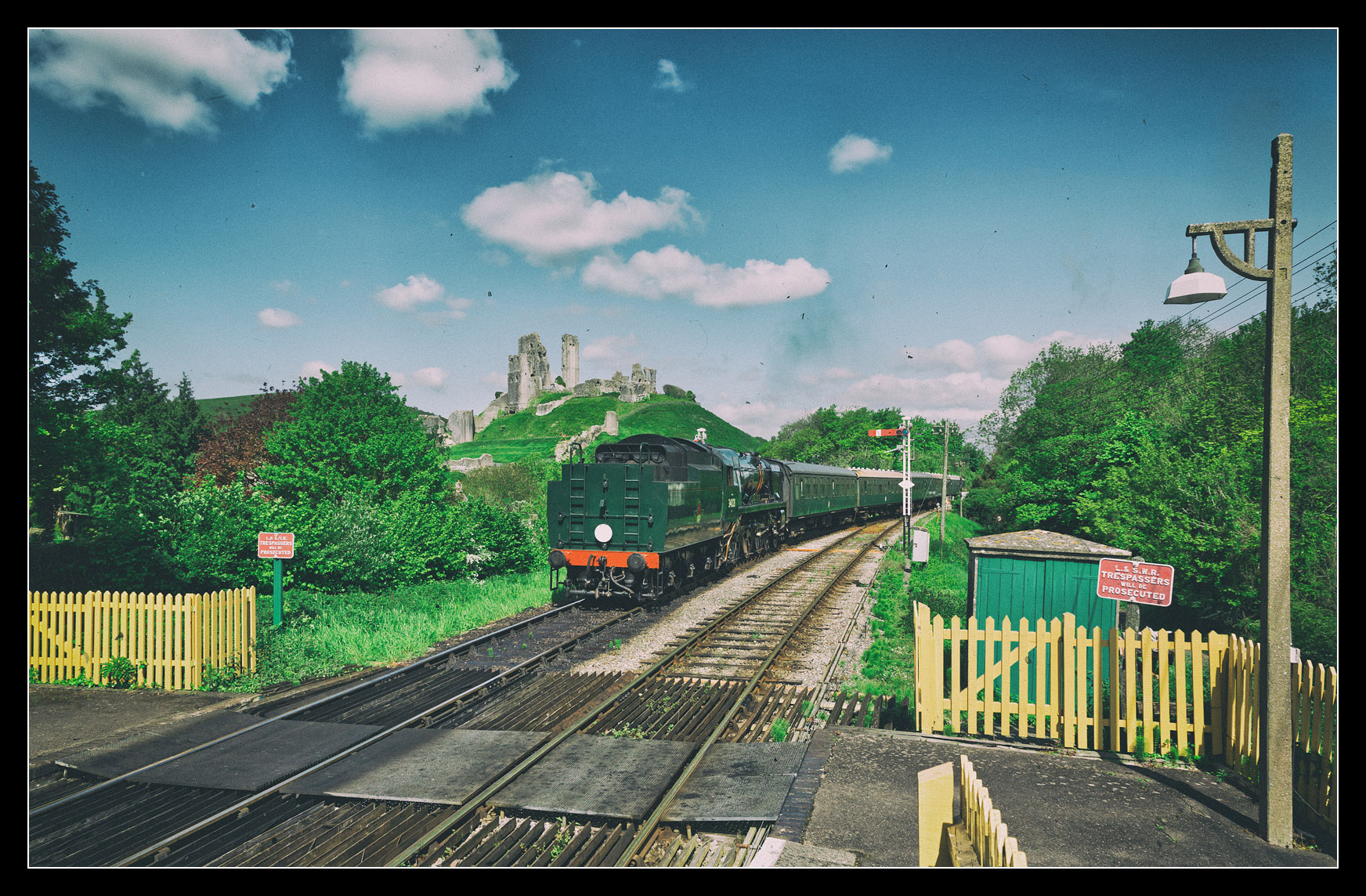 Nostalgic May 6 Swanage Steam & Double Decker Ferry (50 p.) Railroad