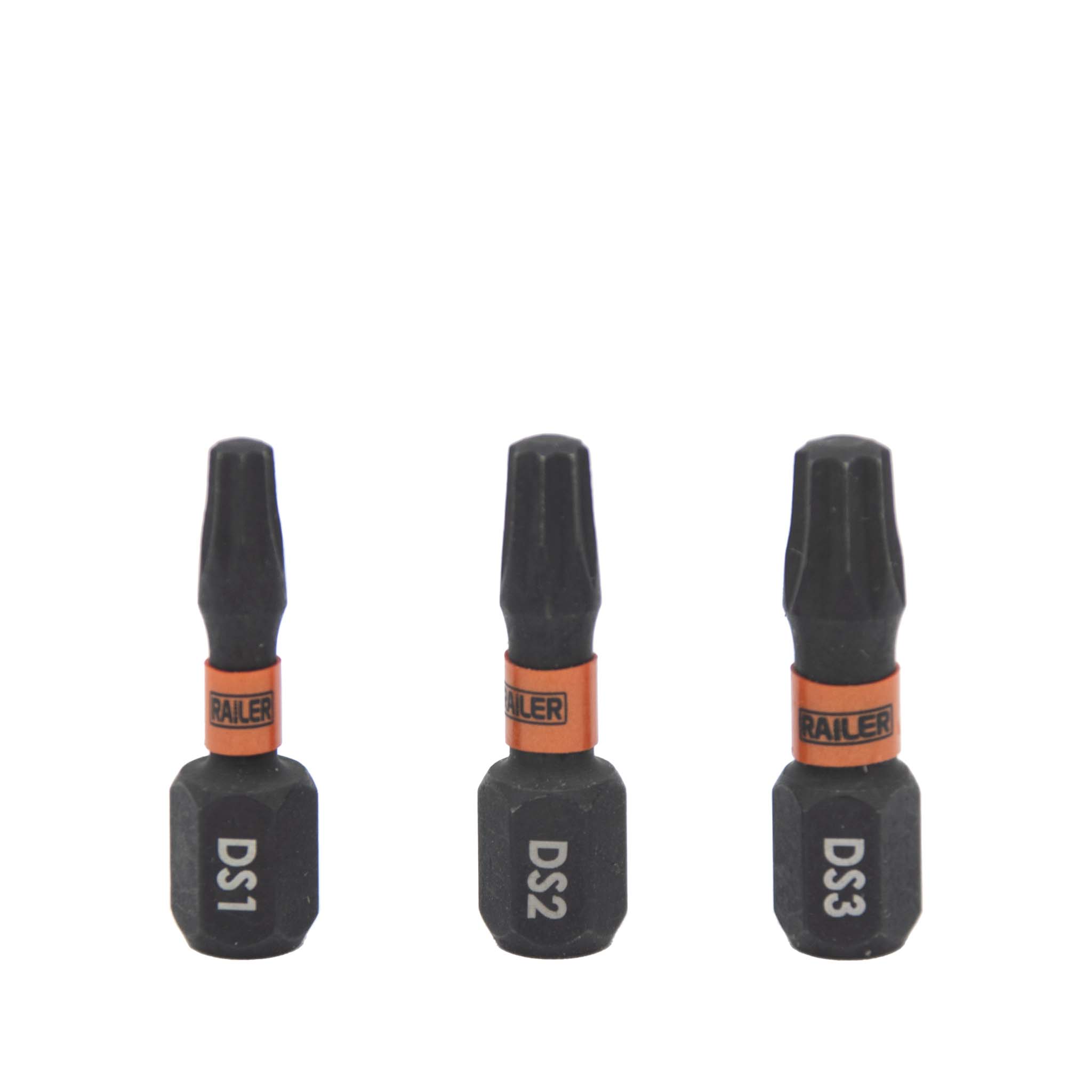 Double SquareImpact Driver Bits Railer Tools®