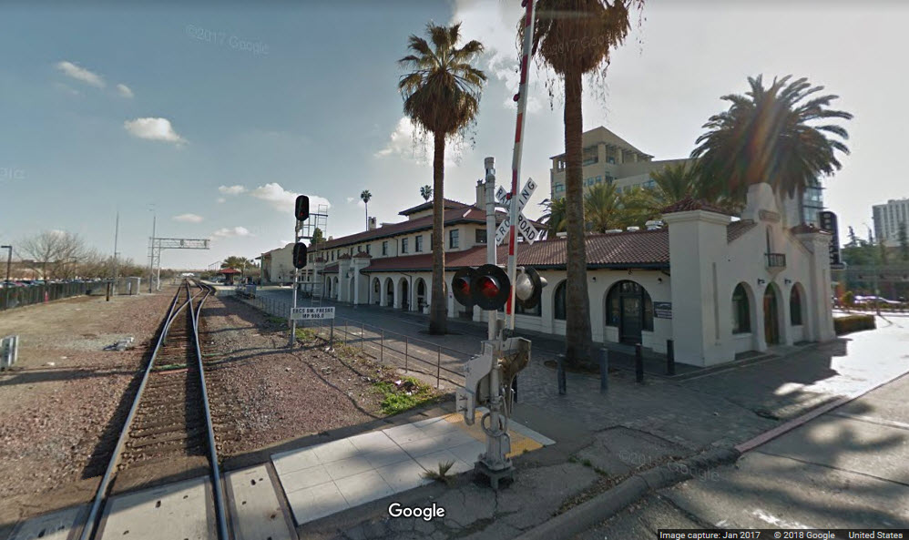 Fresno CA Amtrak Station Railfan Guide
