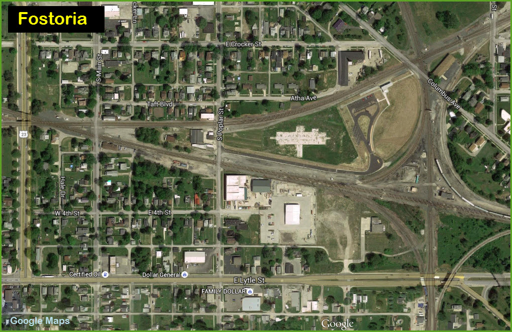 Fostoria OH Railfan Guide