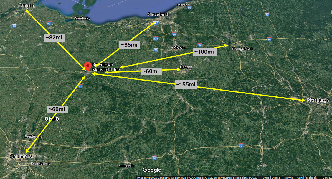 Mansfield OH Railfan Guide