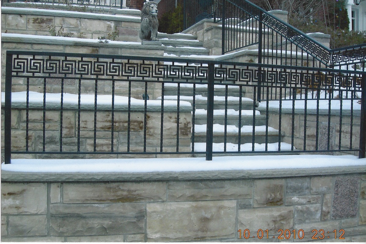 outdoor Railings in Toronto by Pro Weld featuring glass and stainless steel projects