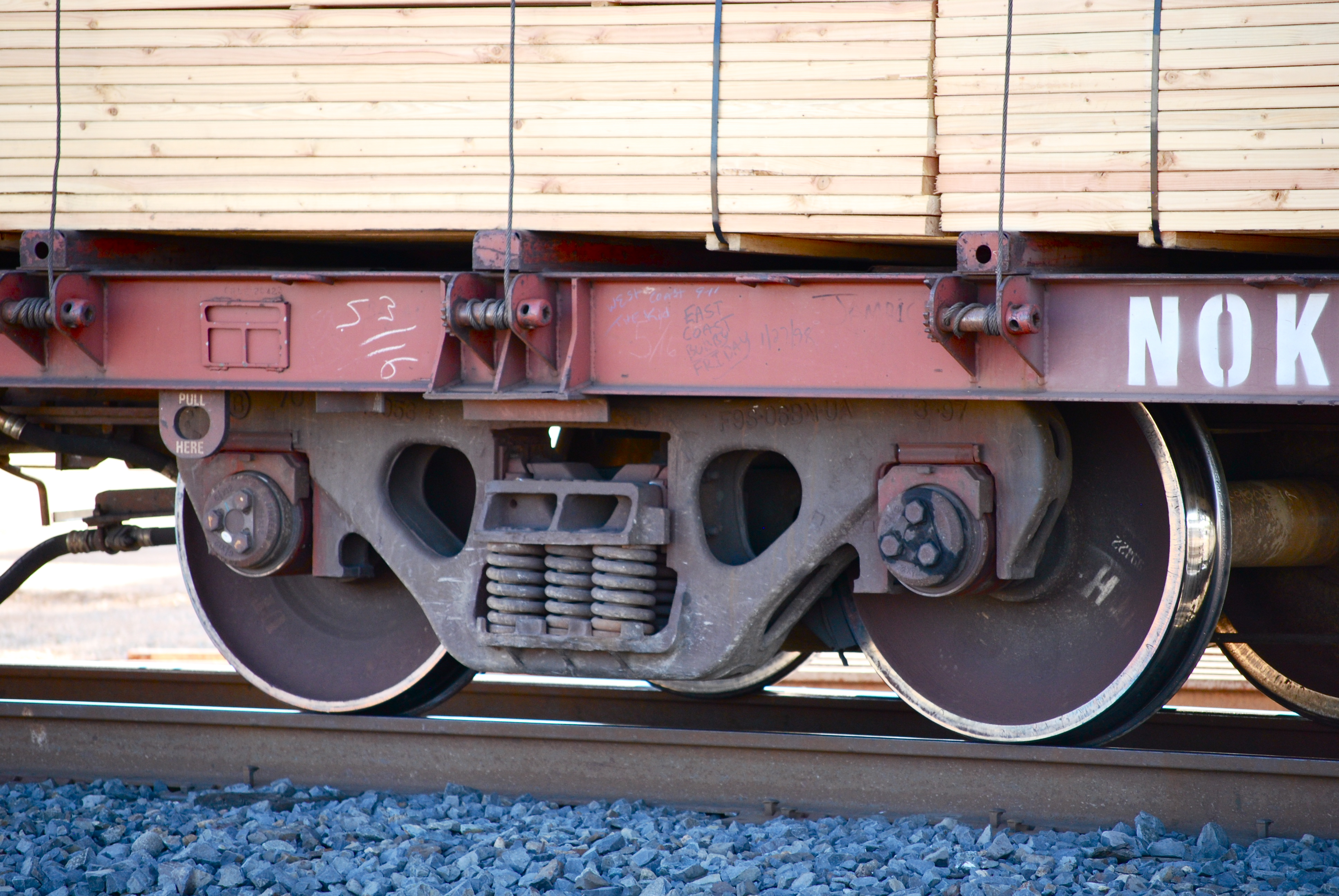 Train Wheels RUN OUT ON A RAIL