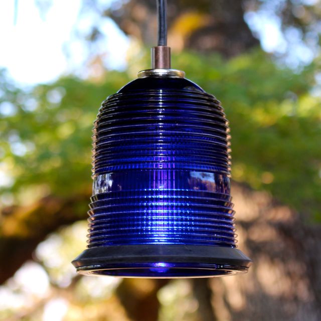 Cobalt Blue Pendant Lights Kitchen / Kitchen pendant light wood pendant