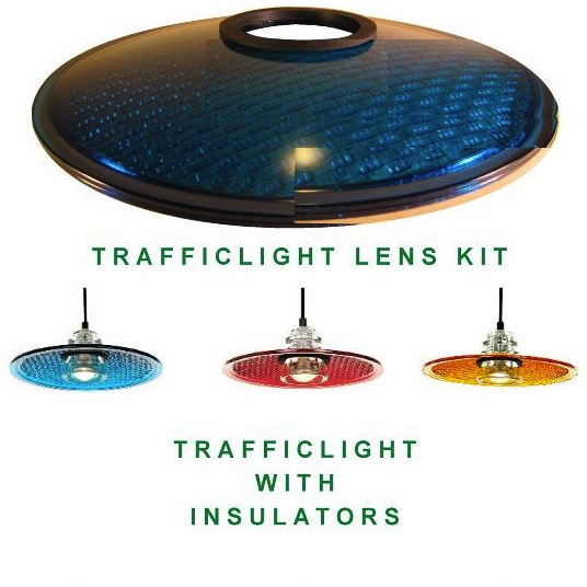 Traffic Light Lens Hood Kit 12" RailroadWare