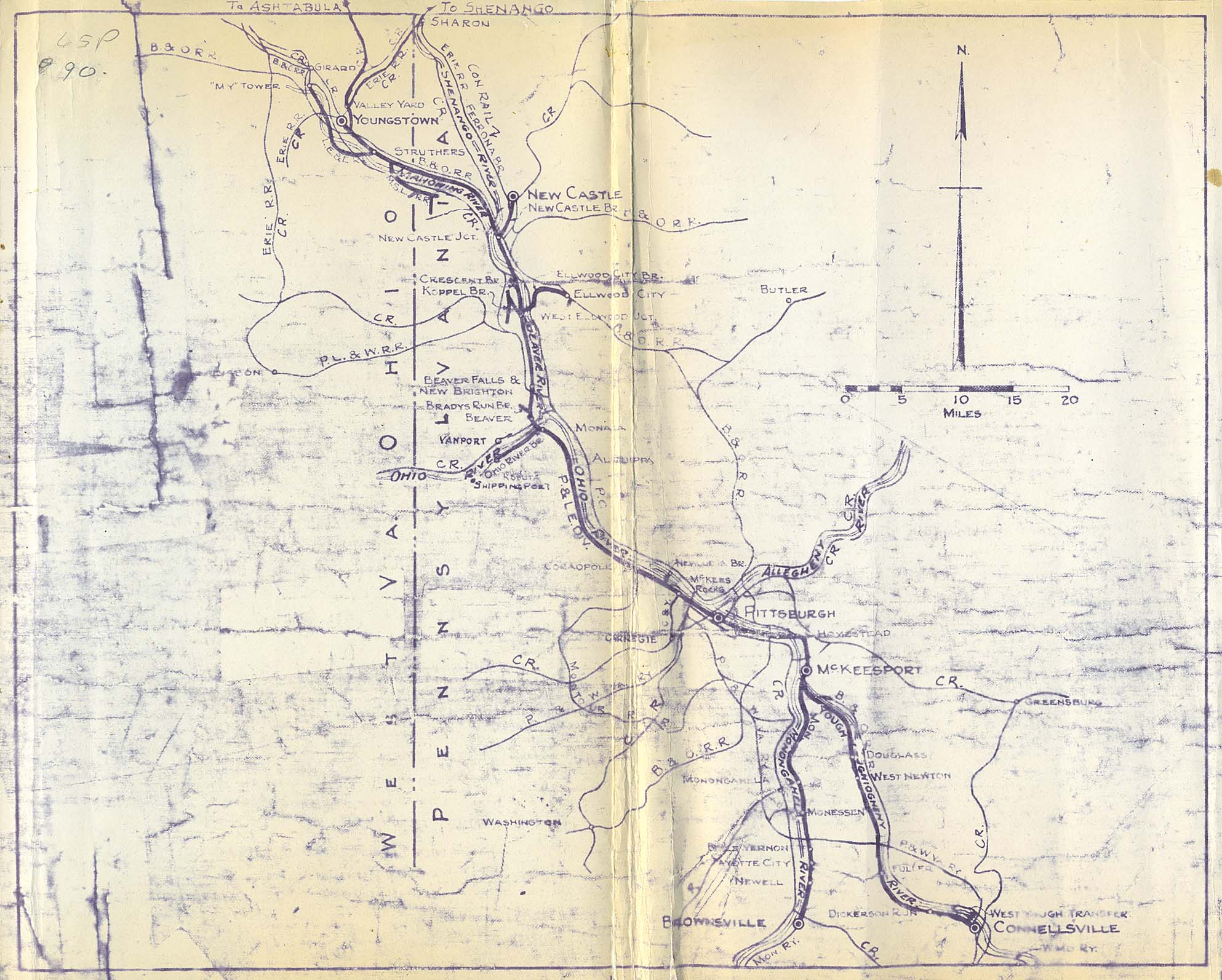 P&LE P&LE Division Track Chart