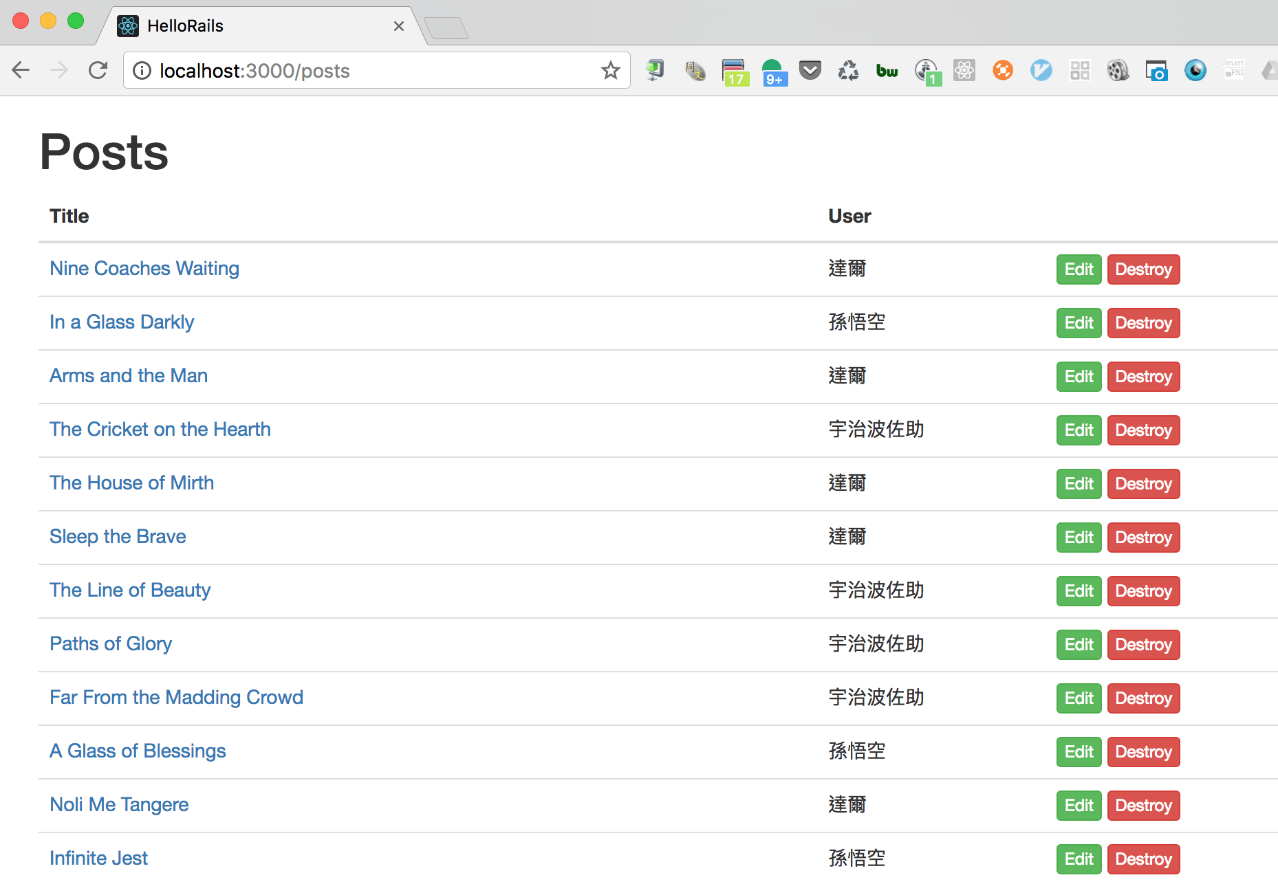 使用套件（Gem）讓開發更有效率 為你自己學 Ruby on Rails 高見龍