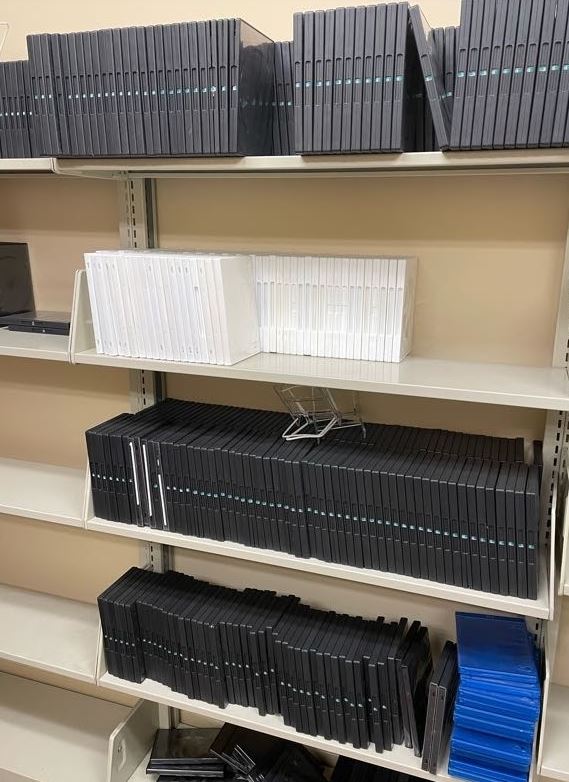 Locking DVD cases Reaching Across Illinois Library System