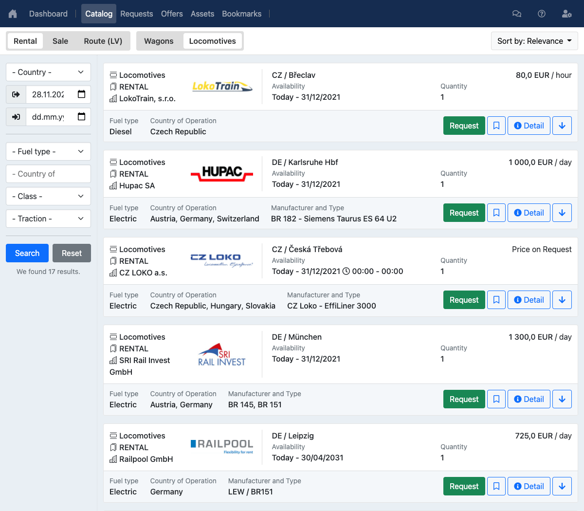 Series Falls freightWagon for rent
