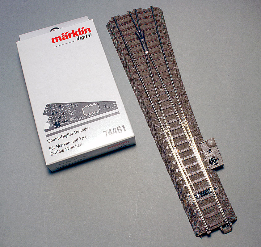 How to use the 74461 switch decoder from Märklin with DCC