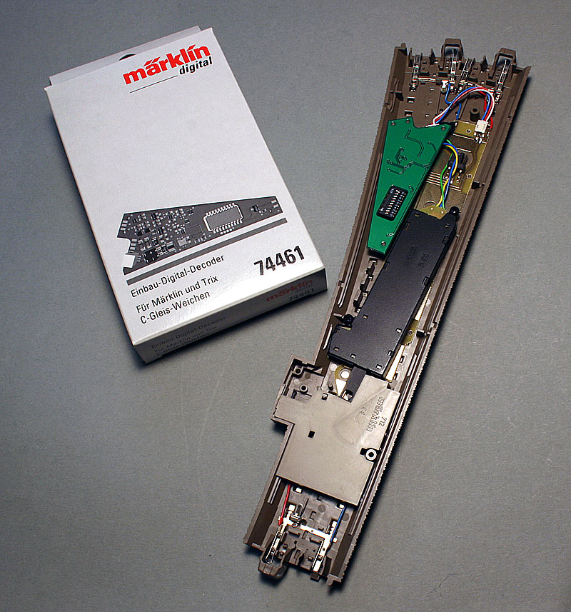 How to use the 74461 switch decoder from Märklin with DCC
