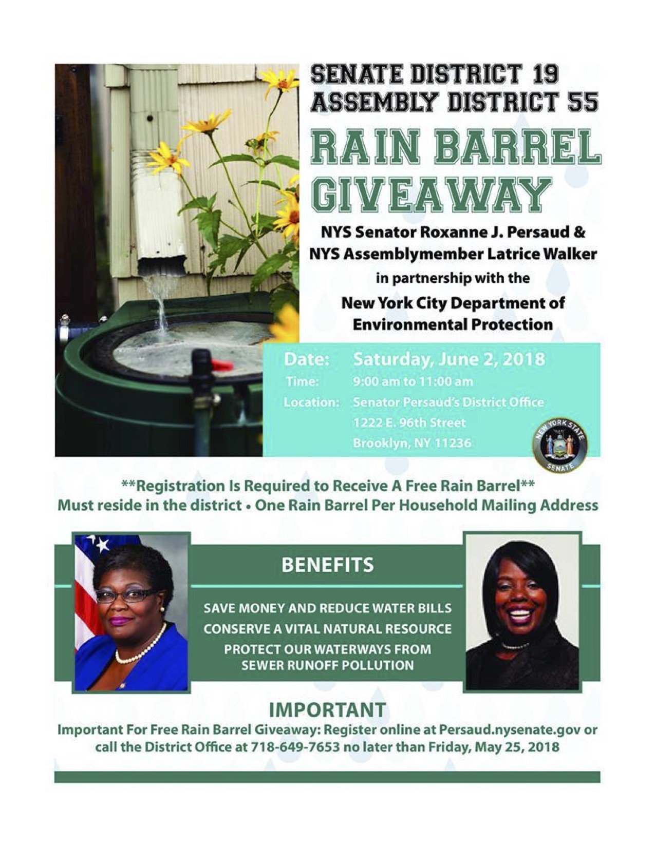 Rain Barrels NYC NYC DEP Rain Barrel Giveaways