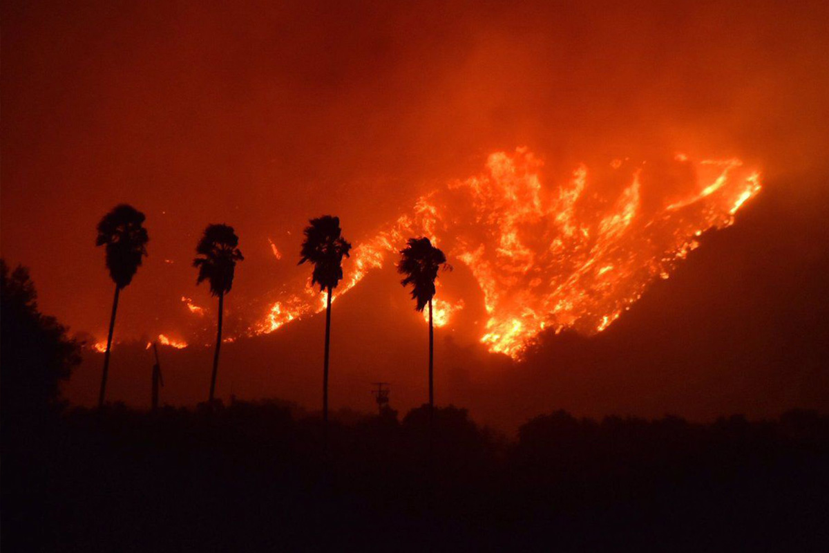 Ojai, ringed by flames News from the New York Times Rainbow Bridge Ojai