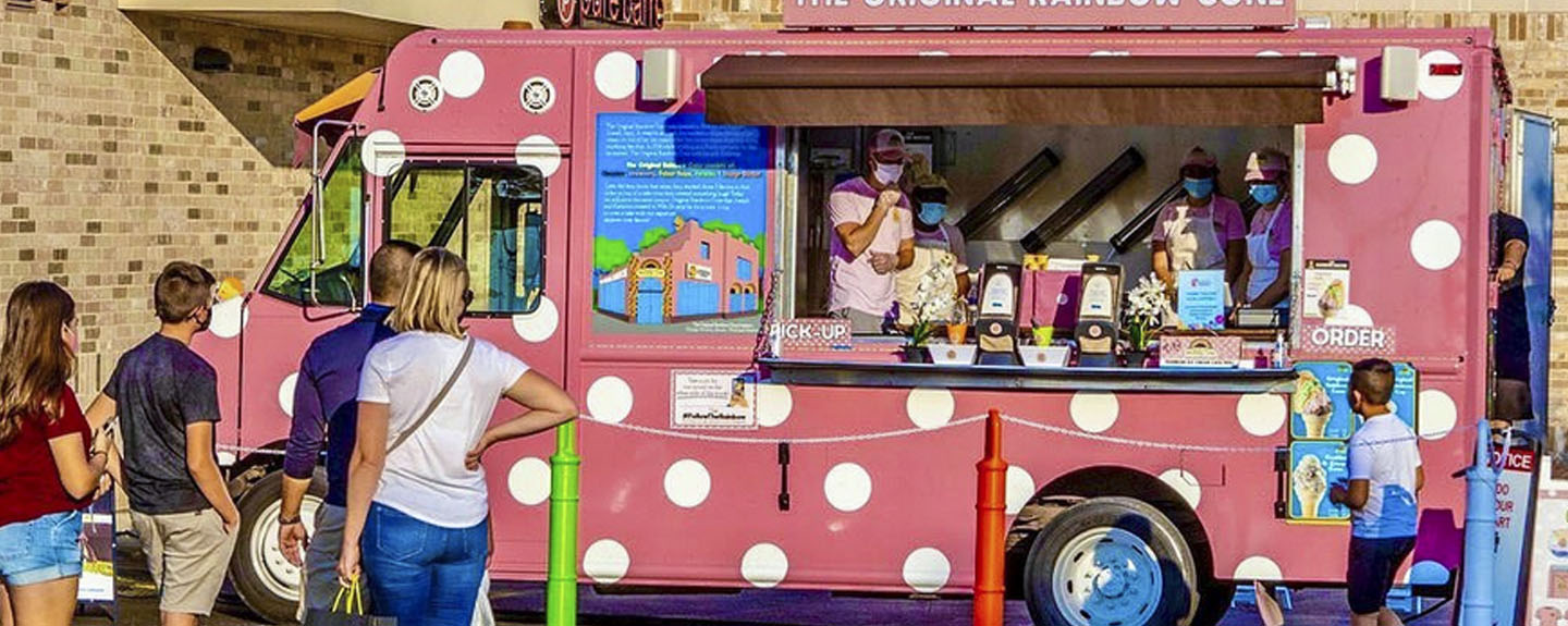 The Original Rainbow Cone Ice Cream Truck Rainbow Cone Truck