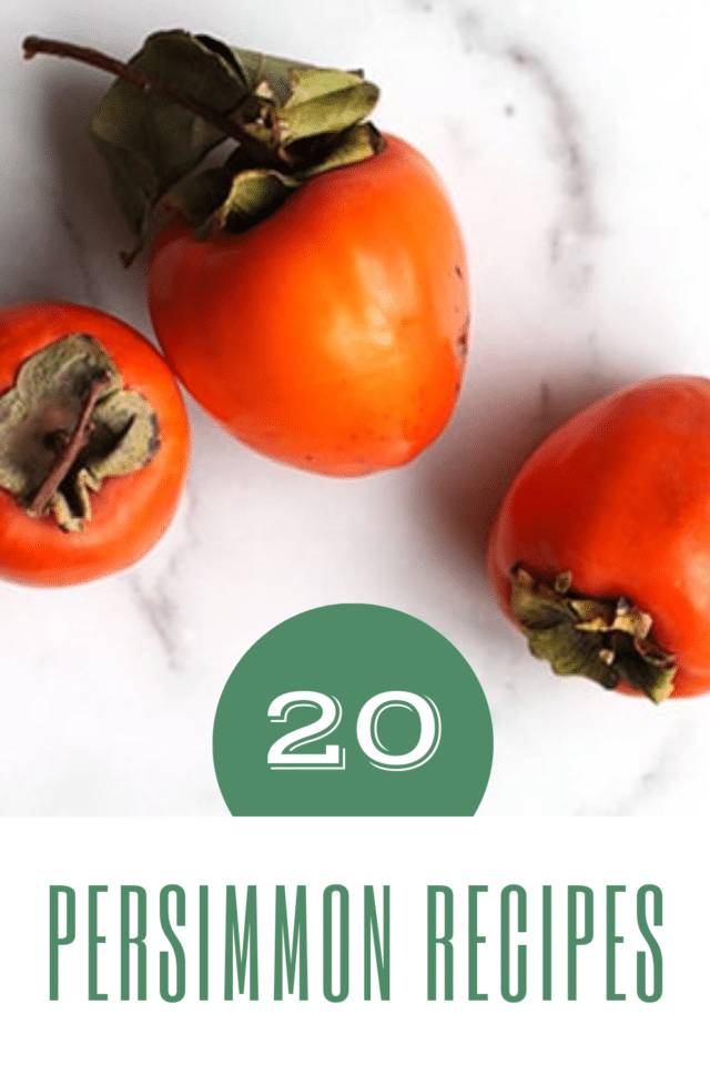 20 Sweet and Savory Persimmon Recipes You'll Love! Rainbow Delicious