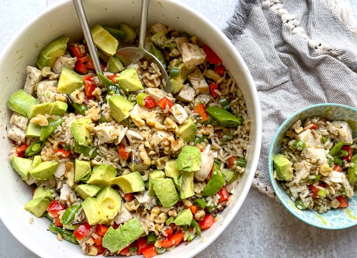 Santa Rosa Valley Chicken Wild Rice Salad Rainbow Delicious