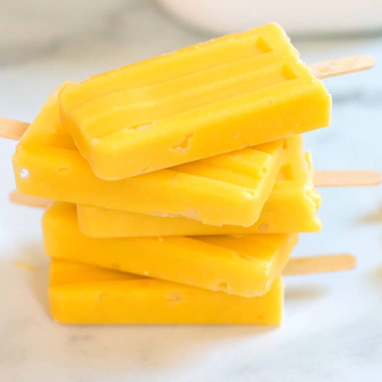 Warning These Homemade Mango Popsicles are Addicting! Rainbow Delicious