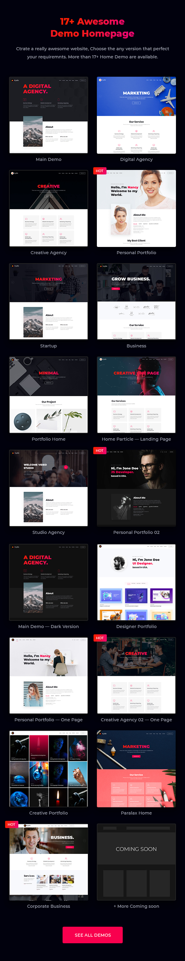 Trydo - Creative Agency & Portfolio WordPress Theme - 7