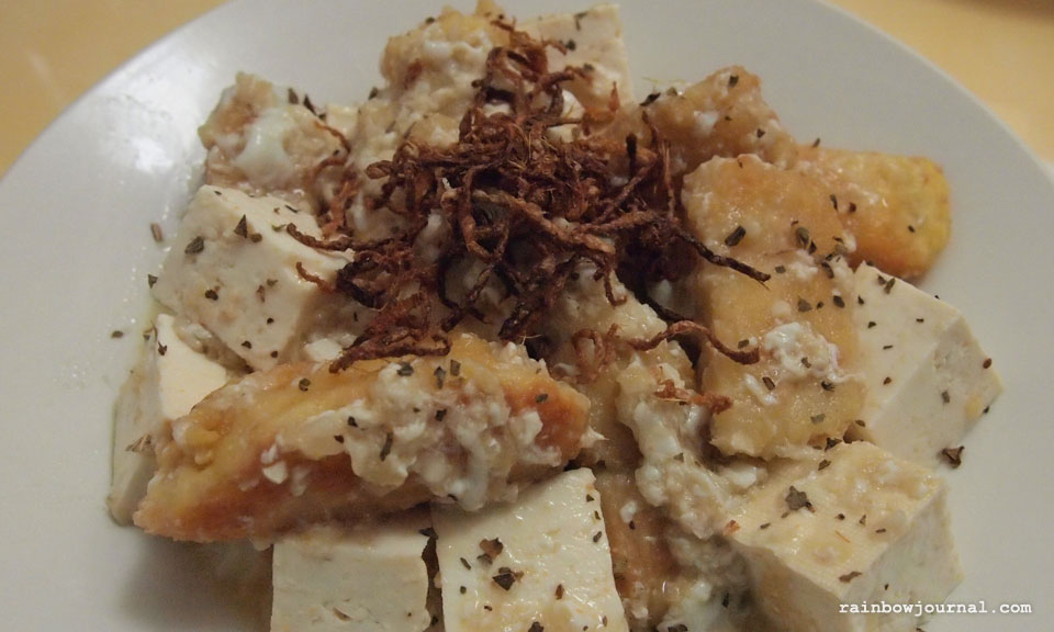 Braised Fish Fillet with Tofu RAINBOW JOURNAL