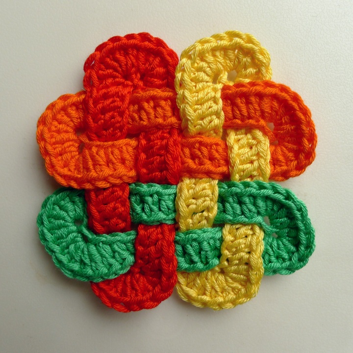 Two new Celtic Coasters patterns Rainbow Junkie
