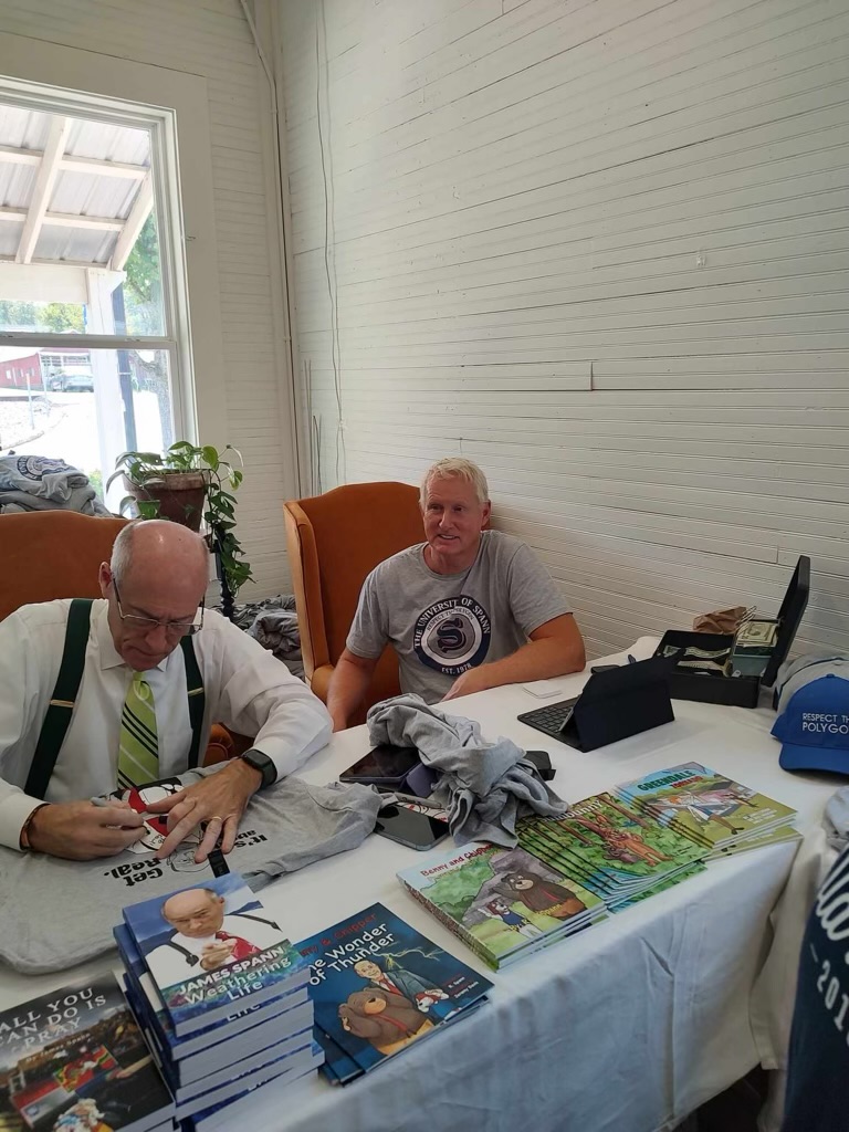 Discussing the Weather with ABC 33/40 Chief Meteorologist James Spann