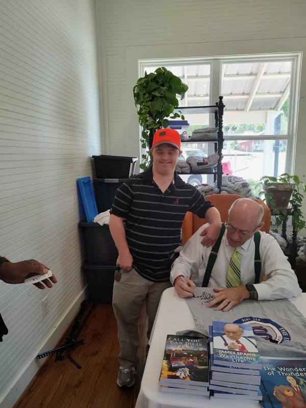 Discussing the Weather with ABC 33/40 Chief Meteorologist James Spann