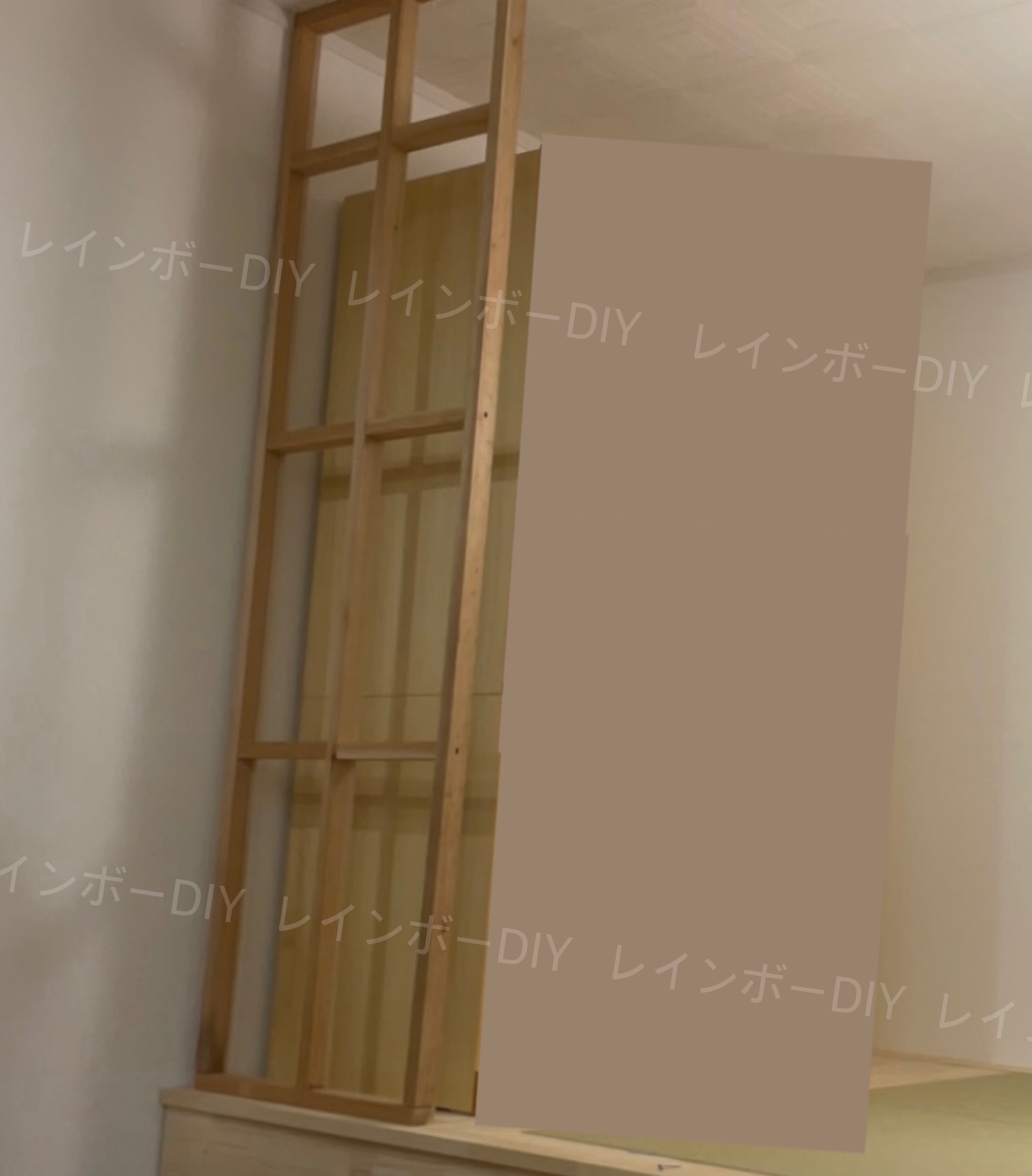 DIYで壁を作る!必要な材料と作り方ワンポイントアドバイスで素人でも作れました! | レインボーDIY
