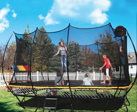 R14 Rainbow 14' Trampoline Rainbow Play Systems Spectrum Superstores
