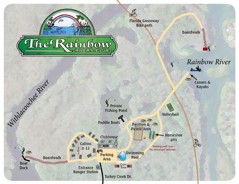 The Rainbow Rivers Club » Rustic Cabins