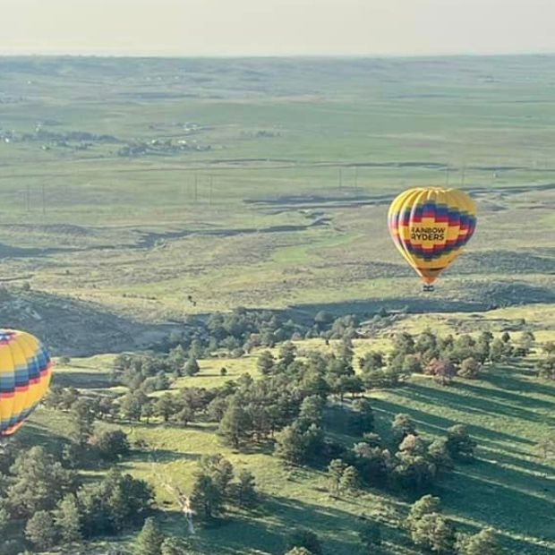 Hot Air Balloon Rides In Colorado Springs Rainbow Ryders