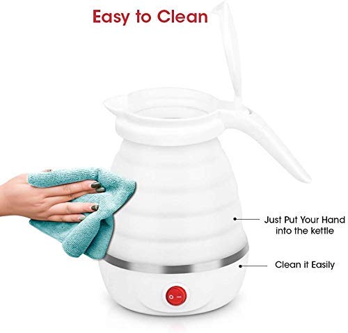 100240V Food Grade Silicone and Dual Voltage Travel Foldable Electric