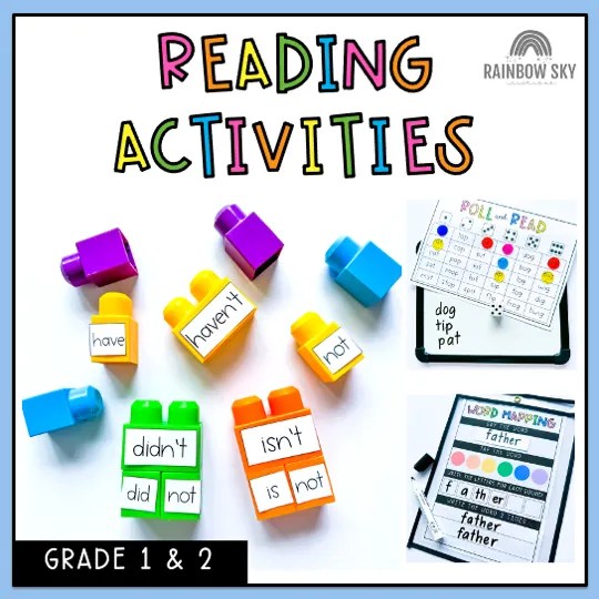 Grade 1 + 2 Reading Group Activities Literacy Block