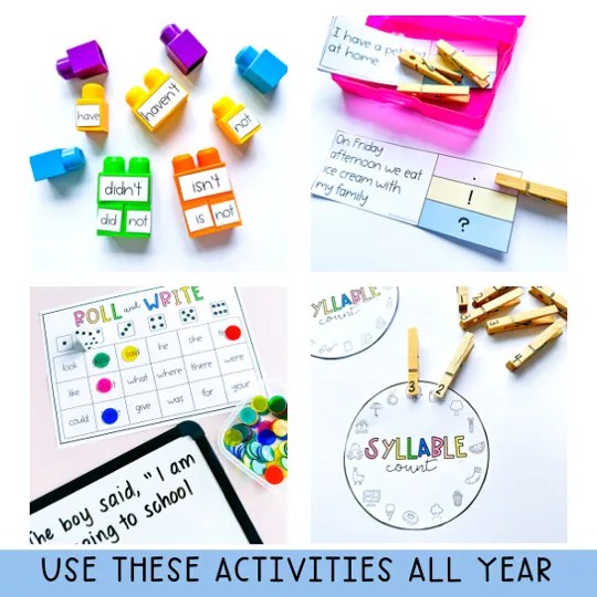 Grade 1 + 2 Reading Group Activities Literacy Block