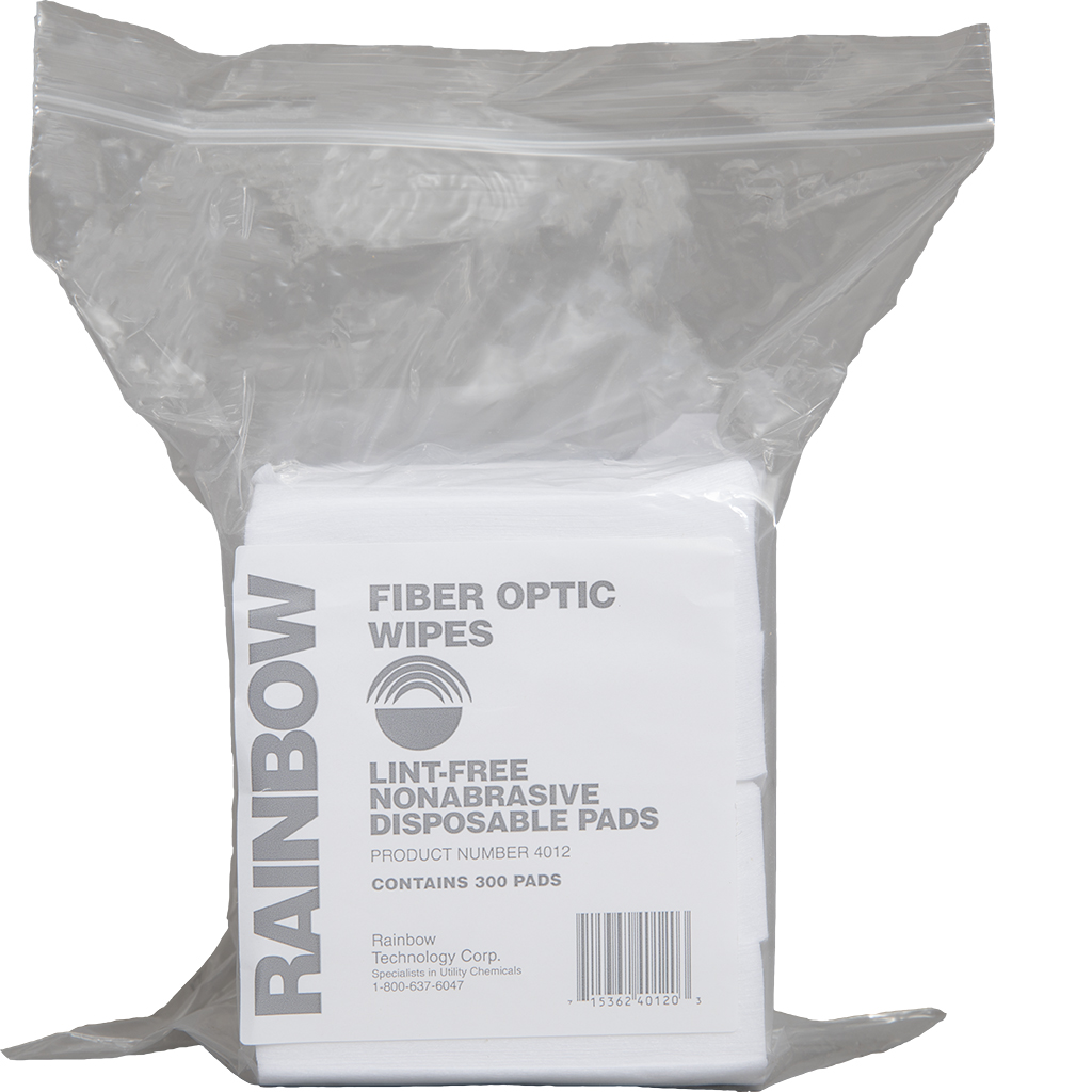 Fiber Optic Cleaning Wipes (Dry) Rainbow Technology