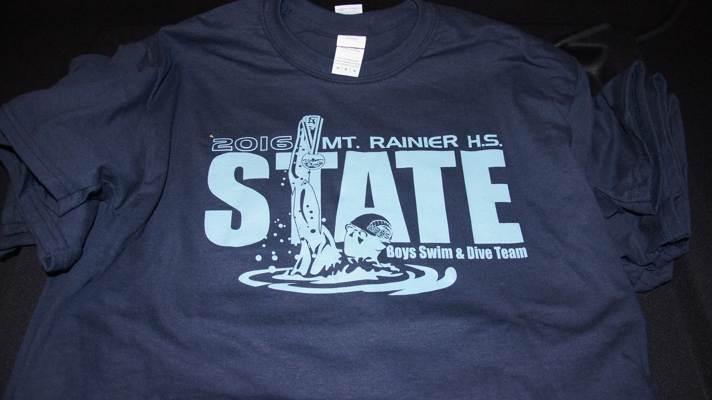 Mt. Rainier High School State Tshirts Seattle Screen Printing and
