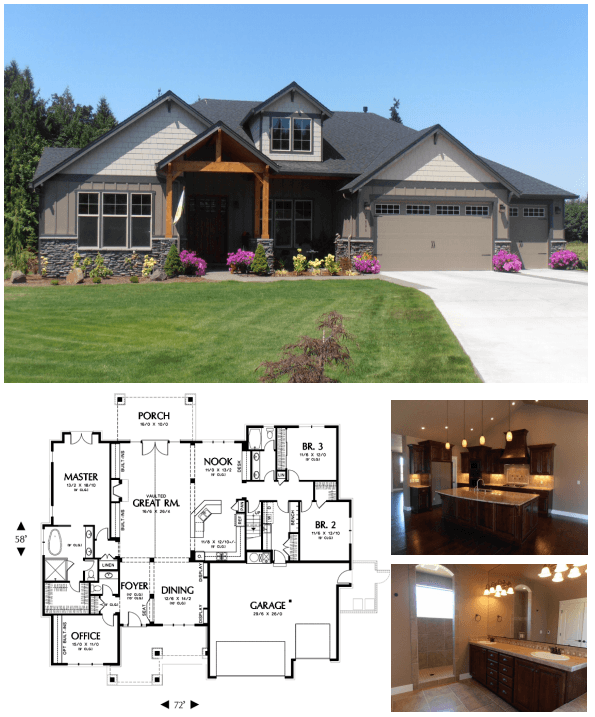 Ashby 2800 Square Foot Custom Home » Rain Creek Construction