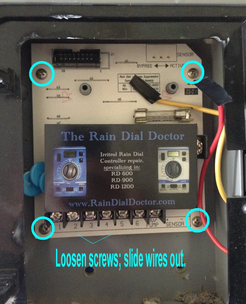 Rain Dial Removal Instructions Irritrol Rain Dial (RD600,900,1200) Repair by the Rain Dial Doctor