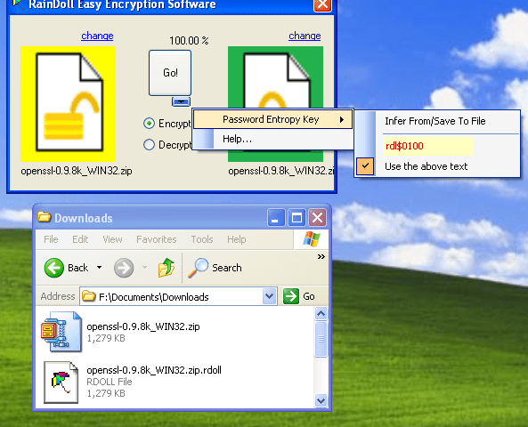RainDoll Easy Encryption Software
