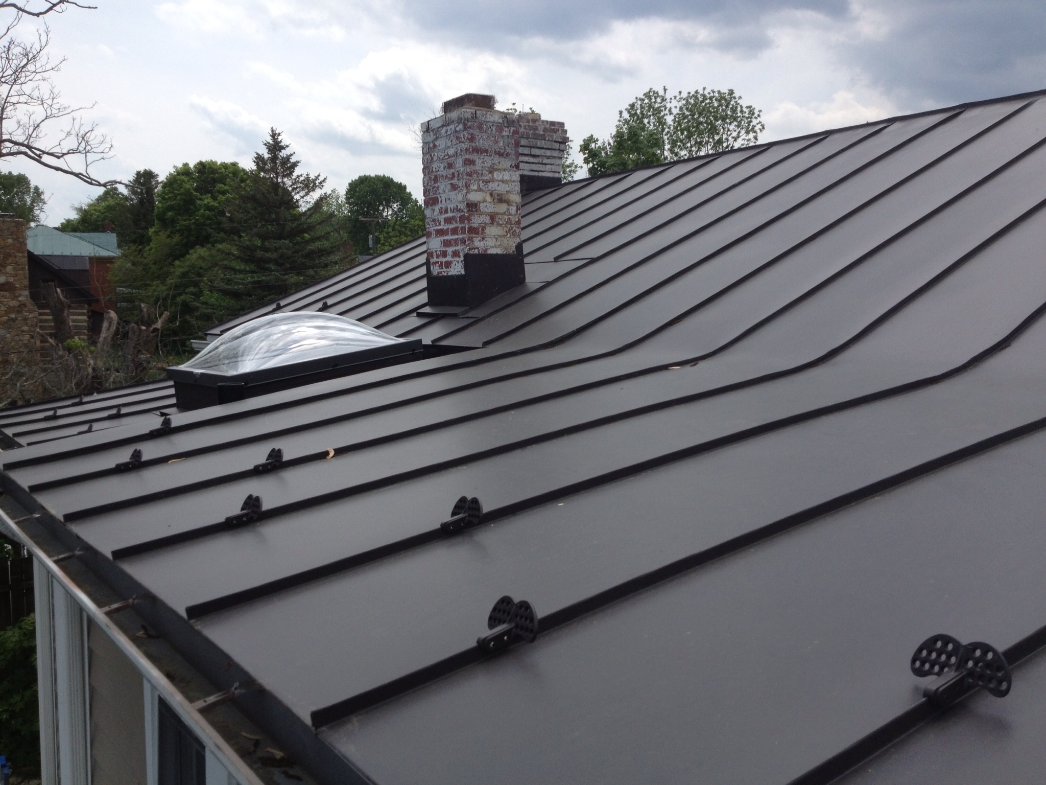 Standing Seam Steel Roofing RainDrain