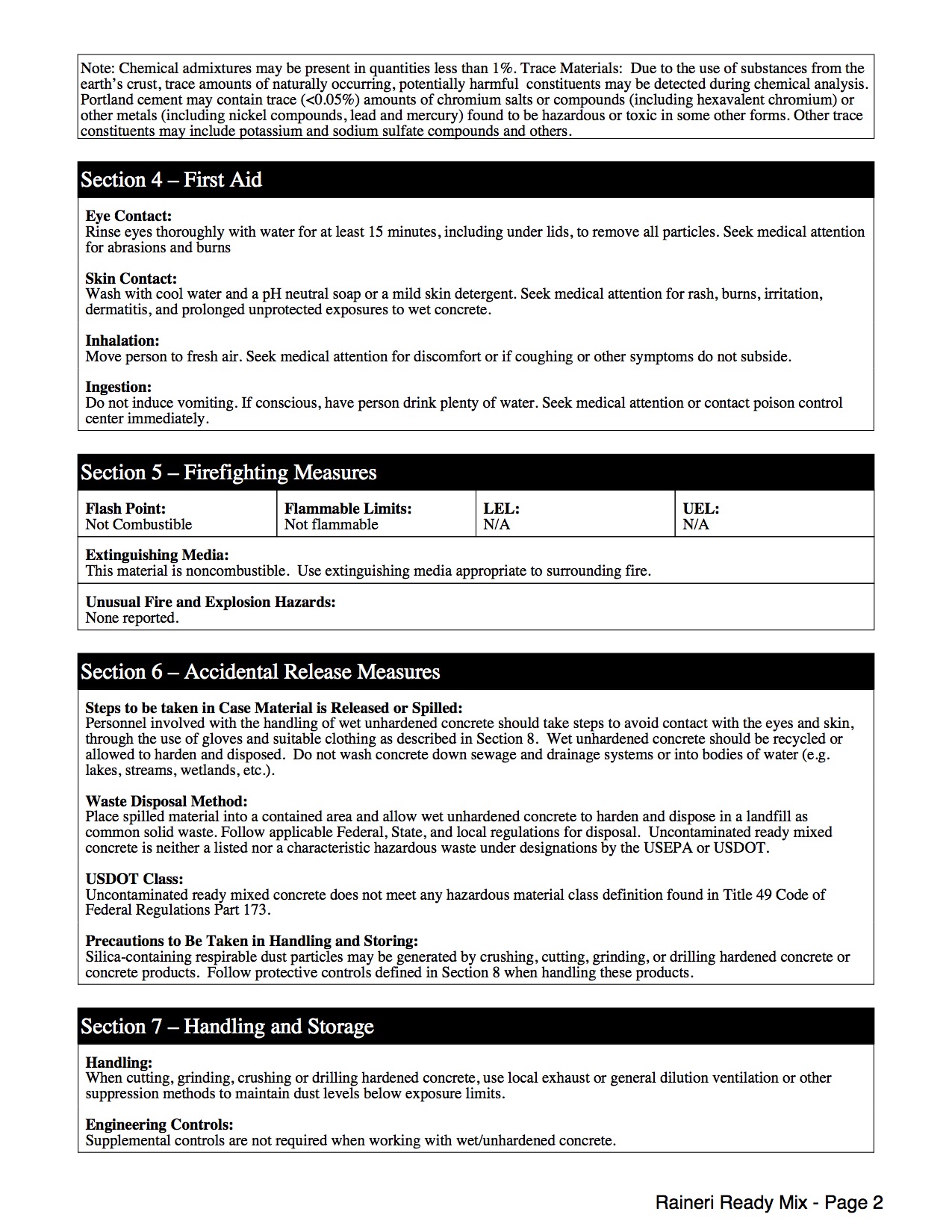 Msds Sheets To Print