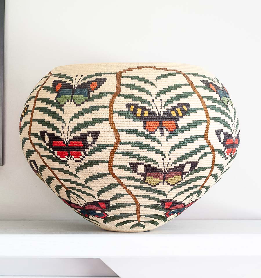 Cristina's Decorated Butterflies Basket Rainforest Baskets