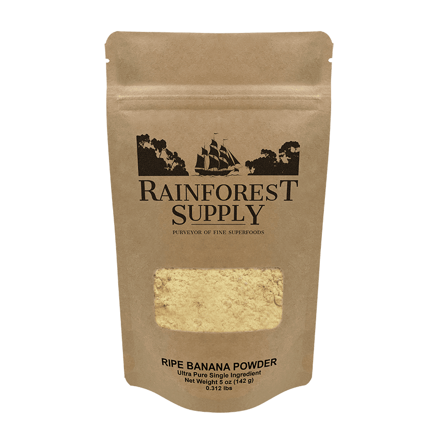 Ripe Banana Powder Banana Flour Rainforest Supply